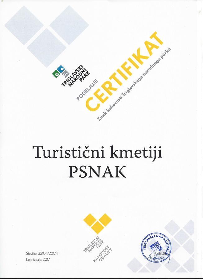 모스트라나 Turisticna Kmetija Psnak 아파트 외부 사진